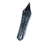 WNXGNHO Penna stilografica professionale, Silver elastic NIB PIECE | Punta della penna stilografica con punta flessibile intercambiabile in metallo per la scrittura script in rame,