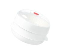 WNXGNHO Scatola per Cottura a Vapore per Microonde con Coperchio Trasparente dal Design Multistrato per Gnocchi Contenitore per Colazione Adatto Microonde