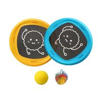 WNXGNHO Set Racchette Sportive Ergonomiche in Carbonio per Giovani Dotato Rete per Palline Elasticità E Custodia Compatta. Pagaia Durevole in Fibra Carbonio