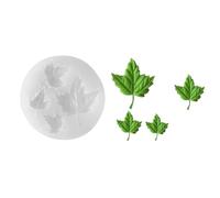 WNXGNHO Stampi in Silicone per Foglie Stampo per Cioccolato Fondente Resistente Calore Strumento Cottura per Realizzare Candele Sapone Torta Decorazione Fondente Stampo per Foglie in Silicone