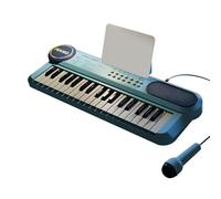 WNXGNHO Tastiera Elettronica per Bambini con 37 con Microfono per L'apprendimento della Musica E Strumento per L'educazione Prescolare Giocattolo per Bambini Che Impara La Tastiera