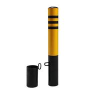 WNYAILLL Dissuasori di Sicurezza in Acciaio per Blocchi di parcheggio, Dissuasore Paletto Verniciato Polvere Giallo, Dissuasore Stradali di Avviso di Traffico Coni Stradali(Yellow (1PCS),75cm/29.5in)