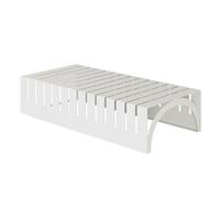 WNYAILLL Espositore per piastrelle da pavimento, Scaffale dell'organizzatore del Campione Pavimento, Espositore per Campioni di Marmo, Per Campioni In Ceramica(White,38cm/15in)