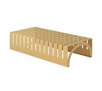 WNYAILLL Espositore per piastrelle da pavimento, Scaffale dell'organizzatore del Campione Pavimento, Espositore per Campioni di Marmo, Per Campioni In Ceramica(Gold,28cm/11in)
