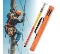 WNYAILLL Gancio di Salvataggio Isolato Ad Alta Tensione, Isolato ad Alta Tensione da con Asta telescopica, Tensione per sottostazioni/fabbriche/scuole(3m/9.8ft)