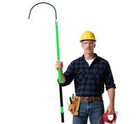 WNYAILLL Gancio di Salvataggio Isolato ad Alta Tensione, Strumento di Salvataggio Portatile, for Il Salvataggio di Emergenza e la Manutenzione di Linee(Green,1.5m/59.1in/4.9ft)