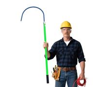 WNYAILLL Gancio di Salvataggio Isolato ad Alta Tensione, Strumento di Salvataggio Portatile, for Il Salvataggio di Emergenza e la Manutenzione di Linee(Green,1m/39.4in/3.3ft)