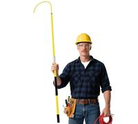 WNYAILLL Gancio di Salvataggio Isolato ad Alta Tensione, Strumento di Salvataggio Portatile, for Il Salvataggio di Emergenza e la Manutenzione di Linee(Yellow,2m/78.7in/6.6ft)