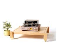 WNYAILLL Mobile Stereo Hi fi rack hifi, Componente Stereo Rack, Supporto For Lettore CD, Armadietto AV Moderno, Rack Audio Moderno, Scaffale Aperto For Casa, Ufficio, Teatro, Soggi(Yellow,10cm/3.9in)