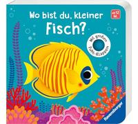 Wo bist du, kleiner Fisch? Mit großen Fühl-Klappen - Spielbuch mit Stoff-Klappen, Kinderbuch ab 12 Monaten: Mit großen Fühl-Klappen