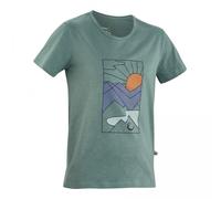 WO Highball T-Shirt Sportiva Donna Cotone Biologico Mineral Blue Taglia L