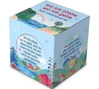 Wo ich stehe, wo ich gehe: Mein Gebetswürfel | 6 beliebte Gebete für Kinder - liebevoll & bunt gestalteter Holzwürfel | Kleines Geschenk zur Geburt, zur Taufe oder zur Erstkommunion