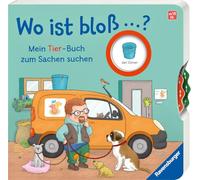 Mein Tier-Buch zum Sachen suchen - Spielbuch mit lustigen Drehscheiben für Kinder ab 18 Monaten