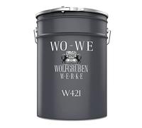 WO-WE Pittura colorata opaca per legno vernice acqua mobili protettiva W421 Grigio argento sim. RAL 7001-5L