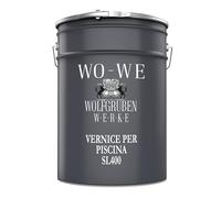 WO-WE Vernice per Piscina Rivestimento Pool Colore SL400 Blu zaffiro RAL 5003-2,5L