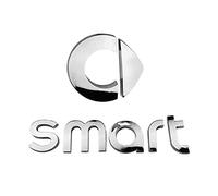 WOAFEY Alfabeto Auto per Smart 451 453 fortwo forfour Lettere adesive Adesivi Automobile Emblema Pellicola Decorazione,Glossy
