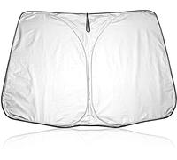 WOAFEY per Audi TT 2007-2014 MK2 Parasole per Parabrezza Anteriore per Auto, Ombrello Parasole Auto, Impedisce i Graffi Parasole per Auto Protezione UV Pieghevole con Parasole,Silver