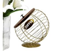 Woalopted Organizzatore per di Caffè per Piano Cucina,Supporto con Grande Capacità - Cestello per Caffè con Coperchio,Per Il Bancone Della Cucina, Il Soggiorno, Le Feste, Bar, La Frutta, Le