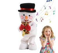 Woalopted Peluche canto di Natale,Giocattoli di peluche per bambini | Bambole di peluche con musica un'atmosfera natalizia a scuola, a casa o al parco divertimenti