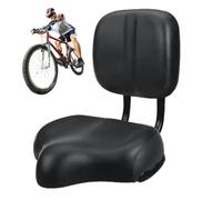 Woalopted Sellino universale per bicicletta, ampio sellino imbottito con supporto per la schiena, sella comfort oversize, ampio cuscino imbottito per bicicletta per tricicli e biciclette da città per