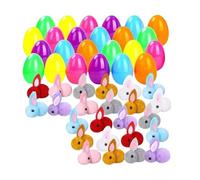 Woalopted Uova Di Pasqua Pre-Riempite Con Giocattoli | 24 Pezzi Peluche Animali,Idee Regalo e Premi per Feste di Pasqua,Per Ragazzi E Ragazze Sala Giochi Camera Dei Bambini Camera Da Casa Feste Eventi