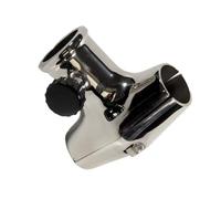 WOATOHO Supporto di Ricambio for ringhiera for Barca e Yacht, Base di Raccordo in Acciaio Inossidabile, Asta for Bandiera Mar.in.a, Tubo Regolabile, 1 pezz0