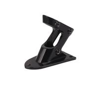 WOATOHO Supporto for Bandiera in Lega di Alluminio a Doppio Foro, for impieghi gravosi, ZK40, Supporto for Asta portabandiera for Esterni, Nero, 1 pezz0