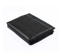 WOATOHO Telo pacciamante agricolo Nero 1 * 5 Metri, Tessuto for Esterni permeabile all'Acqua for Serre e diserbo, 1 pezz0