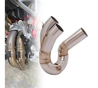WOBBLO Tubi Scarico Slip On Link Tubo Catalizzatore Elimina Eliminator Maggiore Moto Fuga Moto per Ducati Hypermotard 950 SP 2019 2020 2021