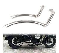 WOBBLO Tubi Scarico Tubo di Scarico Moto per H&Onda Shadow VT750 / Spirit 750 / Phantom 750 / VT750C VT750C2 VT750C2B VT750DC ACE750 Shadow Aero 750 Acciaio Inossidabile