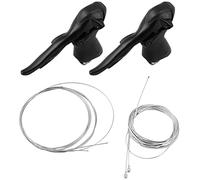 Wobekuy Leve del Cambio per Bici Leve di Comando Doppie 3 X 7 Leva del Cambio per Bici da Strada Leva del Cambio Compatibile per Le Leve