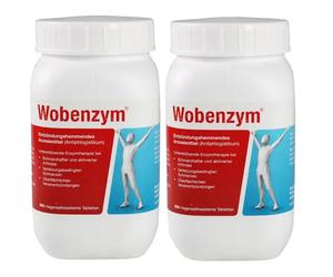 WOBENZYM enteric-coated tablets 2x 800 pcs. (double pack)