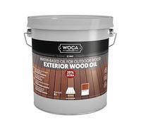 WOCA Danimarca - Olio per legno per esterni - Mordenti penetranti a base d'acqua per terrazze in legno, recinzioni, rivestimenti e mobili esterni - Bangkirai [3L]