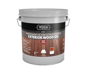 WOCA Danimarca - Olio per legno per esterni - Mordenti penetranti a base d'acqua per terrazze in legno, recinzioni, rivestimenti e mobili esterni - Bangkirai [3L]