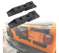 Wocch Cerniere per portellone posteriore in acciaio resistente, staffa rinforzata per Jeep Wrangler TJ 1996-2007, finitura verniciata a polvere nera