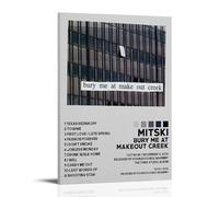 WOCGHWPOT Mitski - Poster impermeabile Bury Me at Makeout Creek, decorazione da parete per soggiorno, bagno, cucina, stampa moderna, facile da pulire, idea regalo, 30 x 45 cm, con cornice