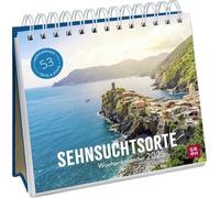 Wochenkalender 2025: Sehnsuchtsorte: Kleiner Tischkalender m. Wochenansicht, Jah