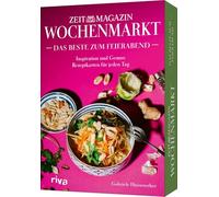 Wochenmarkt. Das Beste zum Feierabend: Inspiration und Genuss - Rezeptkarten für jeden Tag | Kochen und genießen mit Rezepten aus dem 'ZEITmagazin'. Frische, saisonale Zutaten