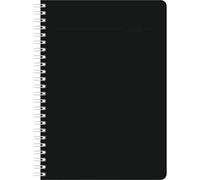 Wochenplaner Balacron schwarz 2026 - Büro-Kalender A5 - Cheftimer - black - Ringbindung - 1 Woche 2 Seiten - 128 Seiten - Zettler