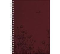 Wochenplaner Nature Line Flower 2026 - Taschen-Kalender A5 - 1 Woche 2 Seiten - Ringbindung - 128 Seiten - Umwelt-Kalender - mit Hardcover - Alpha Edition