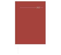 Wochenplaner Tucson rot A5 128 Seiten 2027: Wochenkalender A5 (15x21 cm) mit 1 Woche auf 2 Seiten, Tucson-Einband, Zeiteinteilung 7-22 Uhr, Monatsübersicht & Notizbereich für Arbeit & Studium