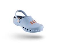 WOCK Nube con Soletta, Zoccolo Sanitario Donna e Uomo, Zoccoli Sanitari Leggeri Antiscivolo SRC, Antistatico e Traspirante con Cinturino