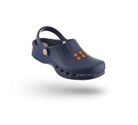 WOCK Zoccoli sanitari Nube con soletta, leggeri, antiscivolo, antistatico, lavabile, Blu Navy