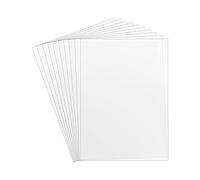 wocpvm 10 Pcs Fogli Plastica Trasparente Fogli Vuoti Per Stencil Fogli Da Stencil Bianchi Mylar Stencil Sheets A4,per Il Taglio Di Stencil Fai-da-te, La Creazione Di Stencil(30.5 X 21.7 CM)