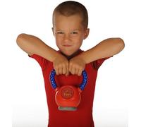 WOD Toys® Kettlebell per bambini, colore rosso, sicuro e resistente, per il fitness dei bambini