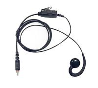 WODASEN Auricolare girevole C CLP107e per walkie talkie con microfono PTT compatibile con Motorola CLP1010e, CLP1040e, CLP1080e, CLP1083e, CLP446e, CLPe446, CLPe Plus, radio bidirezionale a forma di G