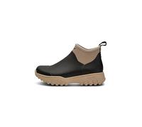 Woden Irene, Impermeabile, Rain Boot Donna, Black Coffee Cream, 40 EU