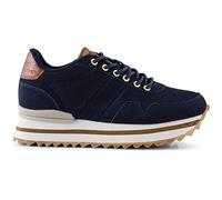 Woden Nora III Suede Plateau, Scarpe da Ginnastica Donna, 009 Dark Navy, 42 EU