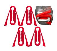 Wodesitiy Copertura per le portiere 'auto, in silicone, con isolamento acustico, 4 pezzi, per serrature delle portiere, per SUV, pickup, camion, berlina, moto, veicolo e manutenzione