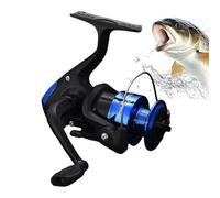Wodesitiy Mulinello da pesca - Mini attrezzatura da pesca compatta per baitcasting, mini mulinello da pesca piccolo, per pesca a surf, baitcasting e pesca al siluro, crappie, spigola, trota, per tutte